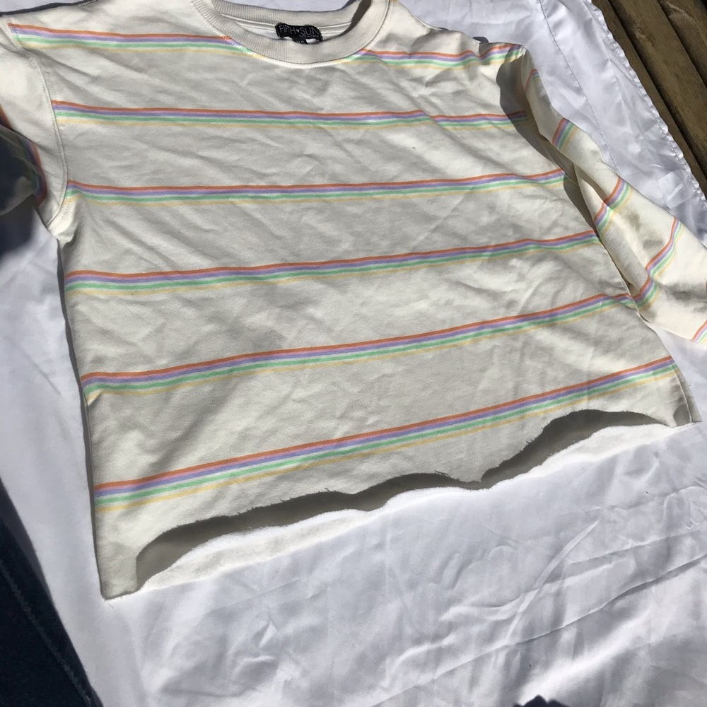 Striped crop top - Picture 5 of 6
